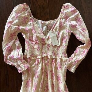 Love Shack Fancy New Firefly Dress Retail $375